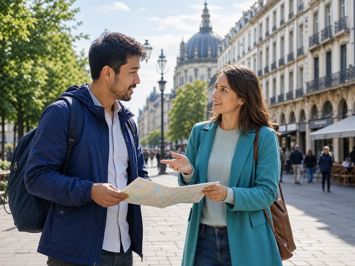 A real-life conversation to rehearse